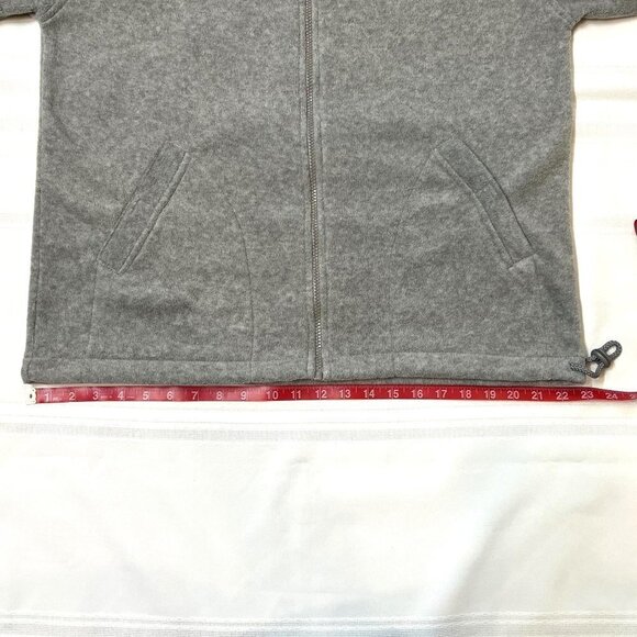 Nick & Sarah Sport Woman Gray Soft Fleecy LS Hoodie 1X EUC‎ - Picture 9 of 11